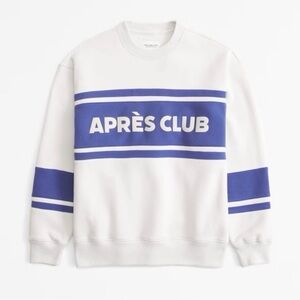 Abercrombie & Fitch Apres Club
Cream Navy Soft AF Collection
Sweatshirt L